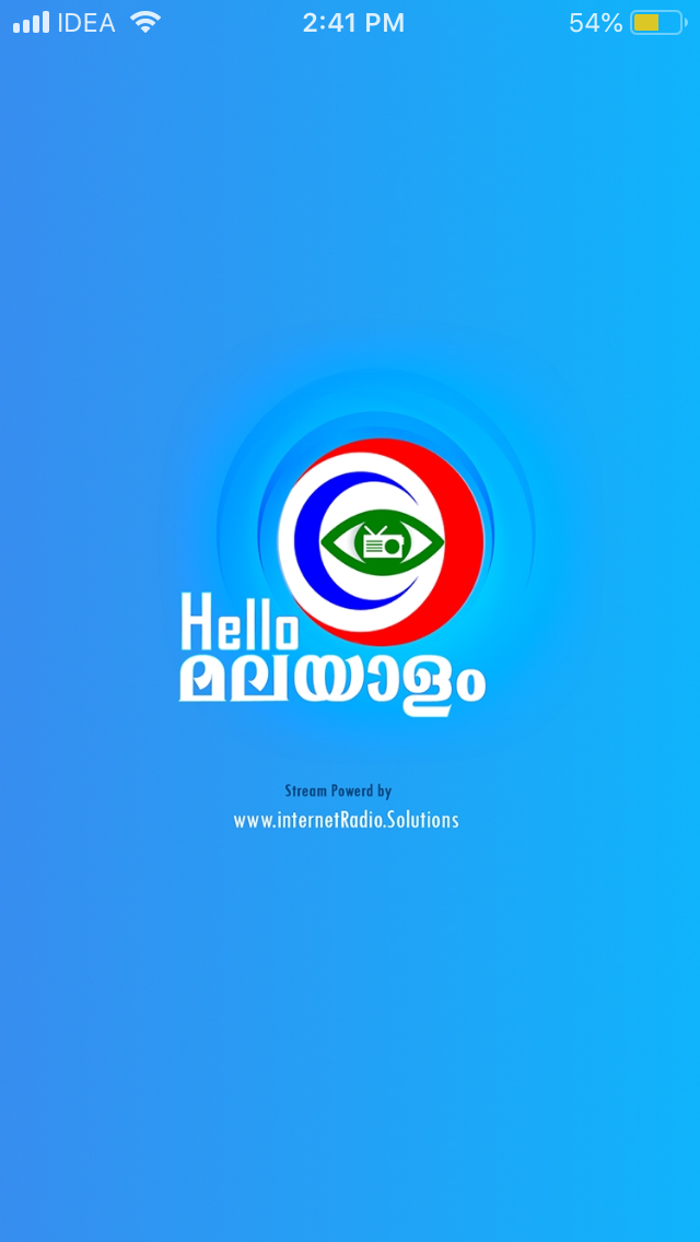 Hello Malayalam Home Screen